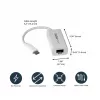 StarTech.com USB-C į Gigabit tinklo adapteris - balta, laidinis, USB Type-C, Ethernet, 5000 Mbit/s, balta