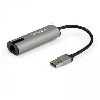 „StarTech.com“ 2,5 GbE USB A prie eterneto adapteris – NBASE-T tinklo sąsajos valdiklis – USB 3.0 A tipo 2,5 GbE / 1 GbE kelių greičių gigabitas tinklas – USB 3.1 nešiojamojo kompiuterio prie RJ45 / LAN – „Lenovo X1 Carbon“, „HP EliteBook“ / „ZBook“