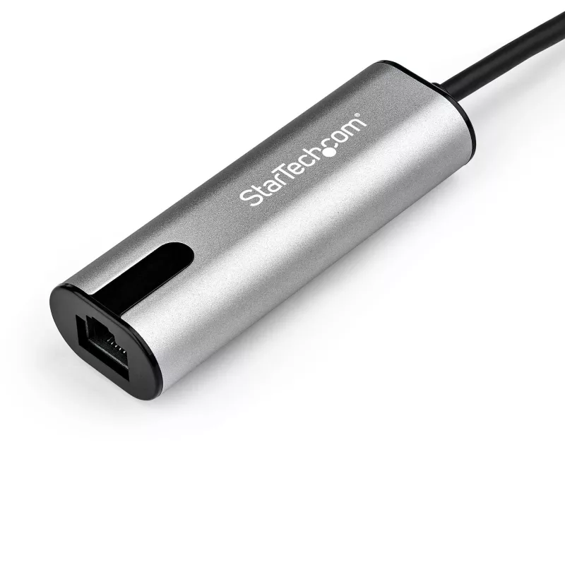 StarTech.com 2.5GbE USB-C į eterneto adapteris NBASE-T NIC - USB 3.0 Type-C 2.5/1 Gigabito/100 Mbps kelių greičių tinklo / USB 3.1 nešiojamam kompiuteriui su RJ45/LAN Thunderbolt 3 suderinamas / MacBook Pro Surface