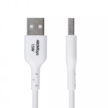 StarTech.com 6.6ft (2m) USB-A į USB-C įkrovimo laidas, įkrovimas ir sinchronizavimas, 3A, USB 2.0, TPE apvalkalas – baltas USB įkrovimo laidas