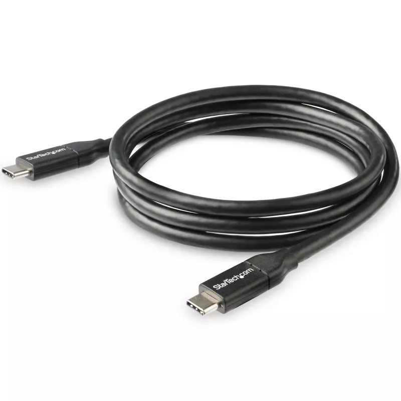 StarTech.com USB-C į USB-C laidas su 5A PD – V/V – 1 m (3 pėd.) – USB 2.0 – USB-IF sertifikuotas