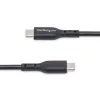 StarTech.com 3 m (9,8 pėd.) USB-C įkrovimo laidas, USB C laidas, USB 2.0 Type-C nešiojamojo kompiuterio įkroviklio laidas, 60 W 3 A galios tiekimas, TPE apvalkalas, USB-C duomenų perdavimo laidas, M/M