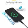 StarTech.com 3 m (9,8 pėd.) USB-C įkrovimo laidas, USB C laidas, USB 2.0 Type-C nešiojamojo kompiuterio įkroviklio laidas, 60 W 3 A galios tiekimas, TPE apvalkalas, USB-C duomenų perdavimo laidas, M/M