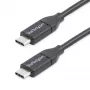 StarTech.com USB-C laidas - M/M - 0,5 m - USB 2.0, 0,5 m, USB C, USB C, USB 2.0, Vyriška/Vyriška, Juodas