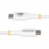 StarTech.com 1 m baltas USB-C įkrovimo laidas, USB-IF sertifikuotas USB-C laidas, 240 W PD EPR, USB 2.0 C tipo nešiojamojo kompiuterio įkroviklio laidas, USB-C duomenų perdavimo laidas, TPE apvalkalas