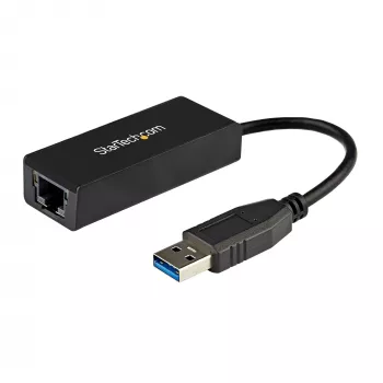 StarTech.com USB 3.0 to Gigabit Ethernet tinklo adapteris, 10/100/1000 Mbps, USB to RJ45, USB 3.0 to LAN Adapter, USB 3.0 Ethernet Adapter (GbE), TAA Complaint