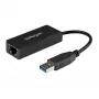 StarTech.com USB 3.0 to Gigabit Ethernet tinklo adapteris, 10/100/1000 Mbps, USB to RJ45, USB 3.0 to LAN Adapter, USB 3.0 Ethernet Adapter (GbE), TAA Complaint