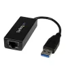 StarTech.com USB 3.0 to Gigabit Ethernet tinklo adapteris, 10/100/1000 Mbps, USB to RJ45, USB 3.0 to LAN Adapter, USB 3.0 Ethernet Adapter (GbE), TAA Complaint