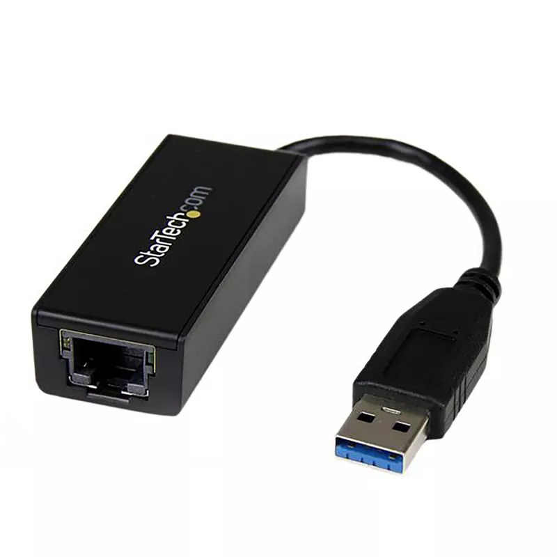 StarTech.com USB 3.0 to Gigabit Ethernet tinklo adapteris, 10/100/1000 Mbps, USB to RJ45, USB 3.0 to LAN Adapter, USB 3.0 Ethernet Adapter (GbE), TAA Complaint