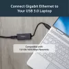 StarTech.com USB 3.0 to Gigabit Ethernet tinklo adapteris, 10/100/1000 Mbps, USB to RJ45, USB 3.0 to LAN Adapter, USB 3.0 Ethernet Adapter (GbE), TAA Complaint
