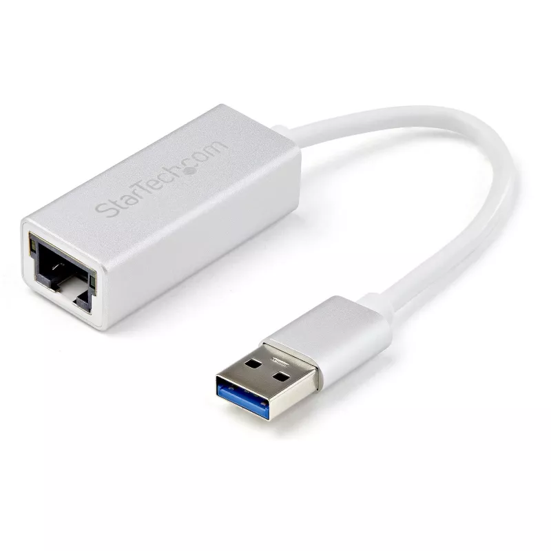 StarTech.com USB 3.0 prie Gigabit tinklo adapteris - sidabrinis, laidinis, USB, Ethernet, 2000 Mbit/s, sidabrinis