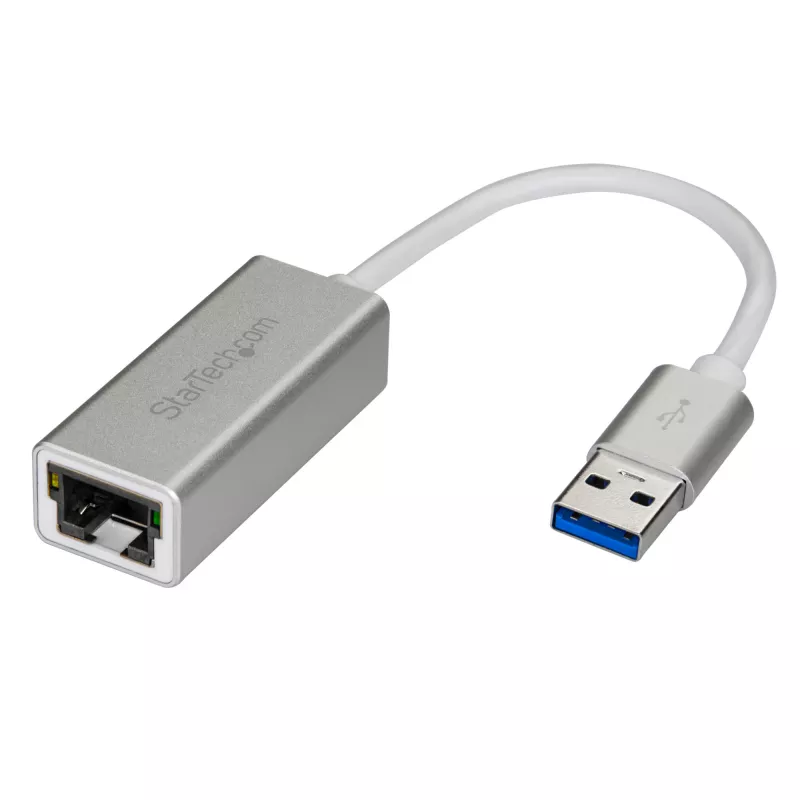 StarTech.com USB 3.0 prie Gigabit tinklo adapteris - sidabrinis, laidinis, USB, Ethernet, 2000 Mbit/s, sidabrinis