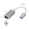 StarTech.com USB 3.0 prie Gigabit tinklo adapteris - sidabrinis, laidinis, USB, Ethernet, 2000 Mbit/s, sidabrinis