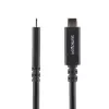 StarTech.com 6 pėdų (1,8 m) USB-C į USB-C kabelis – 5A, 100W PD 3.0 – sertifikuota veikia su Chromebook – USB-IF sertifikuota – M/M – USB 3.0 5Gbps – USB-C įkrovimo kabelis – USB Type-C kabelis