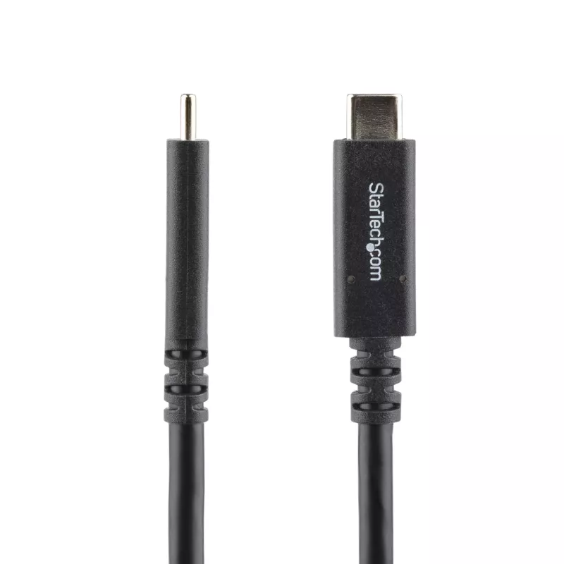 StarTech.com 6 pėdų (1,8 m) USB-C į USB-C kabelis – 5A, 100W PD 3.0 – sertifikuota veikia su Chromebook – USB-IF sertifikuota – M/M – USB 3.0 5Gbps – USB-C įkrovimo kabelis – USB Type-C kabelis