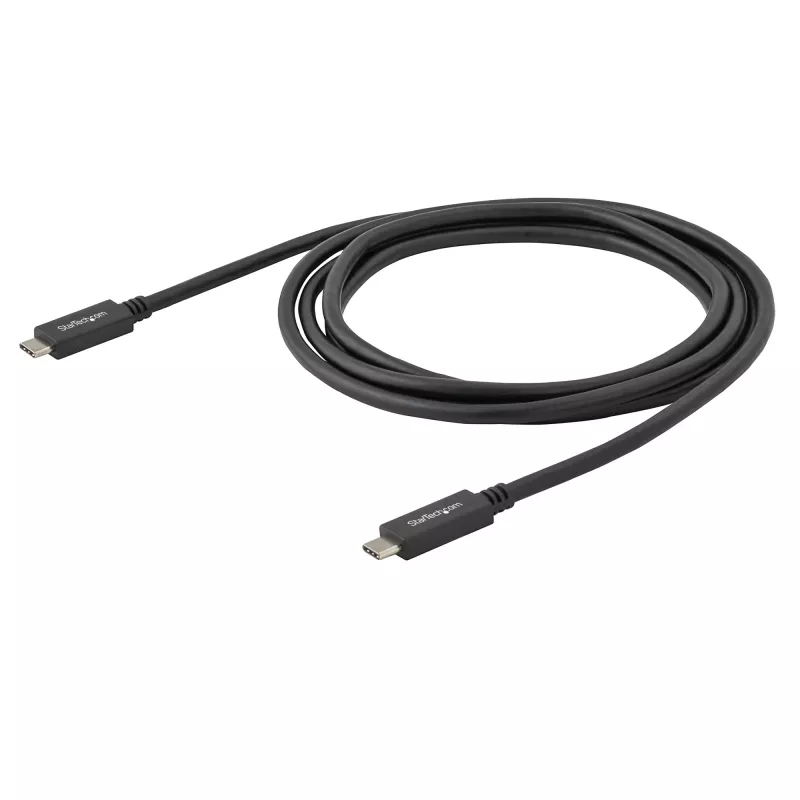 StarTech.com USB-C laidas su maitinimo tiekimu (3A) - M/M - 2 m (6 pėd.) - USB 3.0 - USB-IF sertifikuotas