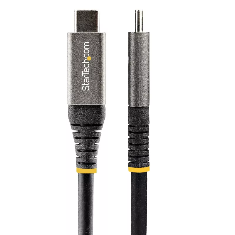 StarTech.com 6 pėdų (2 m) USB C laidas 5 Gbps – Aukštos kokybės USB-C laidas – USB 3.0 (5 Gbps) Type-C laidas – 100 W (5 A) Power Delivery įkrovimas, DP Alt Mode – USB C į C laidas – Įkrovimas ir sinchronizavimas