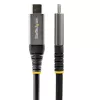 StarTech.com 6 pėdų (2 m) USB C laidas 5 Gbps – Aukštos kokybės USB-C laidas – USB 3.0 (5 Gbps) Type-C laidas – 100 W (5 A) Power Delivery įkrovimas, DP Alt Mode – USB C į C laidas – Įkrovimas ir sinchronizavimas