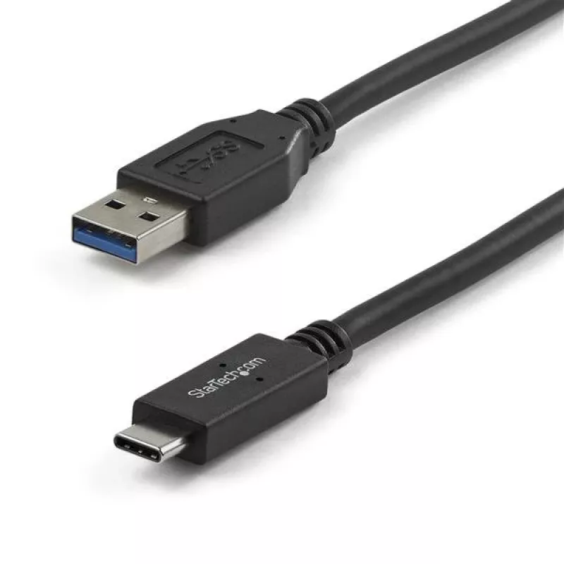 “StarTech.com” 3 pėd. (1 m) USB–USB-C laidas, kištukas/kištukas, 1 m, USB A, USB C, USB 3.2 Gen 2 (3.1 Gen 2), 10 Gbit/s, juodas