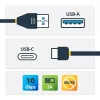 “StarTech.com” 3 pėd. (1 m) USB–USB-C laidas, kištukas/kištukas, 1 m, USB A, USB C, USB 3.2 Gen 2 (3.1 Gen 2), 10 Gbit/s, juodas