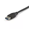 “StarTech.com” 3 pėd. (1 m) USB–USB-C laidas, kištukas/kištukas, 1 m, USB A, USB C, USB 3.2 Gen 2 (3.1 Gen 2), 10 Gbit/s, juodas