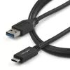 “StarTech.com” 3 pėd. (1 m) USB–USB-C laidas, kištukas/kištukas, 1 m, USB A, USB C, USB 3.2 Gen 2 (3.1 Gen 2), 10 Gbit/s, juodas