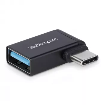 StarTech.com Right kampuotas USB-C to USB-A Adapter, USB 5Gbps, Compact USB-C Male to USB-A Female Adapter, Metal Housing, M/F