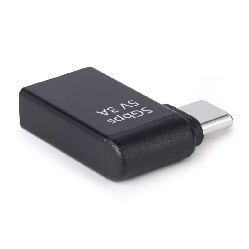 StarTech.com Right kampuotas USB-C to USB-A Adapter, USB 5Gbps, Compact USB-C Male to USB-A Female Adapter, Metal Housing, M/F