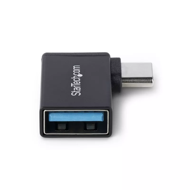 StarTech.com Right kampuotas USB-C to USB-A Adapter, USB 5Gbps, Compact USB-C Male to USB-A Female Adapter, Metal Housing, M/F