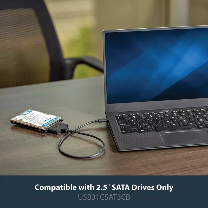 StarTech.com USB 3.1 (10Gbps) adapterio kabelis 2.5” SATA diskams - USB-C