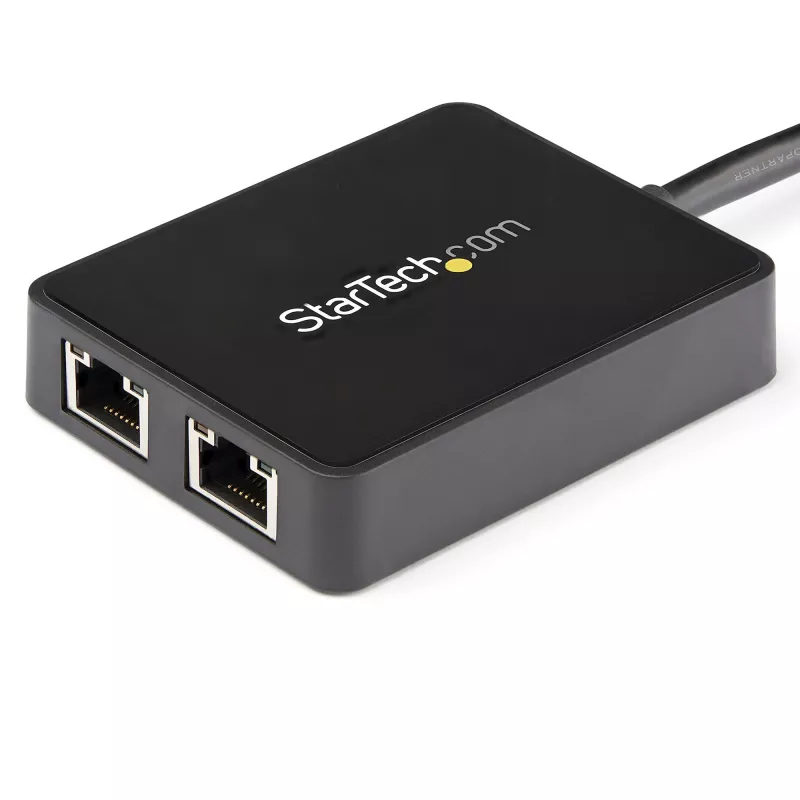 StarTech.com USB 3.0 į dviejų prievadų Gigabit Ethernet adapterį NIC su USB prievadu