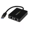 StarTech.com USB 3.0 į dviejų prievadų Gigabit Ethernet adapterį NIC su USB prievadu