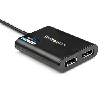 StarTech.com USB 3.0 į dviejų DisplayPort adapterį - 4K 60Hz, 3.2 Gen 1 (3.1 Gen 1), USB Type-A, DisplayPort išvestis, 4096 x 2160 pikselių