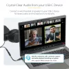 StarTech.com 5 colių (12,7 cm) USB-C į 3,5 mm TRRS ausinių / laisvų rankų įrangos lizdo garso adapteris, USB Type-C pagalbinis raktas, 32 bitų DAC, palaiko USB-C / Thunderbolt, nešiojamam kompiuteriui / telefonui / planšetiniam kompiuteriui
