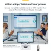 StarTech.com USB-C to HDMI Adapter, 4K 60Hz Video, HDR10, USB-C to HDMI Monitor Dongle, USB4 / Thunderbolt Suderinama