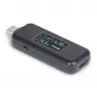 StarTech.com USB-C maitinimo testeris, skaitmeninis multimetras, dvikryptis įtampos ir srovės matuoklis, iki 240 W PD EPR, nešiojamasis USB-C kabelio ir prievado maitinimo matuoklis