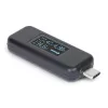 StarTech.com USB-C maitinimo testeris, skaitmeninis multimetras, dvikryptis įtampos ir srovės matuoklis, iki 240 W PD EPR, nešiojamasis USB-C kabelio ir prievado maitinimo matuoklis