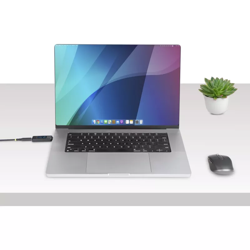 StarTech.com USB-C maitinimo testeris, skaitmeninis multimetras, dvikryptis įtampos ir srovės matuoklis, iki 240 W PD EPR, nešiojamasis USB-C kabelio ir prievado maitinimo matuoklis
