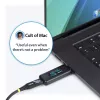 StarTech.com USB-C maitinimo testeris, skaitmeninis multimetras, dvikryptis įtampos ir srovės matuoklis, iki 240 W PD EPR, nešiojamasis USB-C kabelio ir prievado maitinimo matuoklis