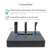 „StarTech.com“ atskiras USB atmintinės kopijuoklis ir trintuvas 1:2, kelių USB atmintinių kopijavimo įrenginys, sistemos, failų ir viso disko kopijavimas 1,5 GB/min greičiu, vienkartinis ir 3 kartų saugus trynimas, LCD ekranas – TAA