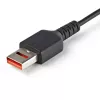 StarTech.com 1 m saugus įkrovimo laidas – USB-A į USB-C duomenų blokavimo tik įkrovimo laidas – be duomenų tik maitinimo įkroviklio laidas telefonui / planšetei – duomenų blokavimo USB apsaugos adapterio laidas
