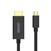 Vaizdo kabelio adapteris Unitek Mini DisplayPort į HDMI 2 m, HDMI 1.4, 4K@30Hz, HDCP 2.0, paauksuoti kontaktai, juodas