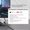 Vaizdo kabelio adapteris Unitek Mini DisplayPort į HDMI 2 m, HDMI 1.4, 4K@30Hz, HDCP 2.0, paauksuoti kontaktai, juodas