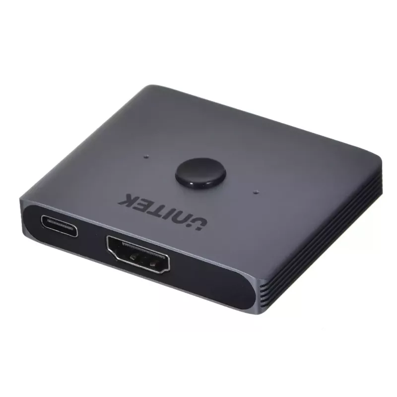 HDMI jungiklis Unitek V1163A 2x1 8K 60Hz — 2 įėjimai į 1 išėjimą