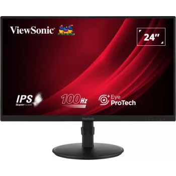 Viewsonic VA VA2408-HDJ kompiuterio monitorius 61 cm (24 col.) 1920 x 1080 pikselių Full HD LED juodas