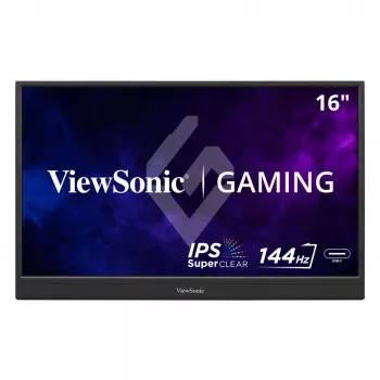 Viewsonic VX1654 nešiojamasis televizorius / monitorius Nešiojamasis monitorius Juoda 39,6 cm (15,6 col.) LED 1920 x 1080 pikselių