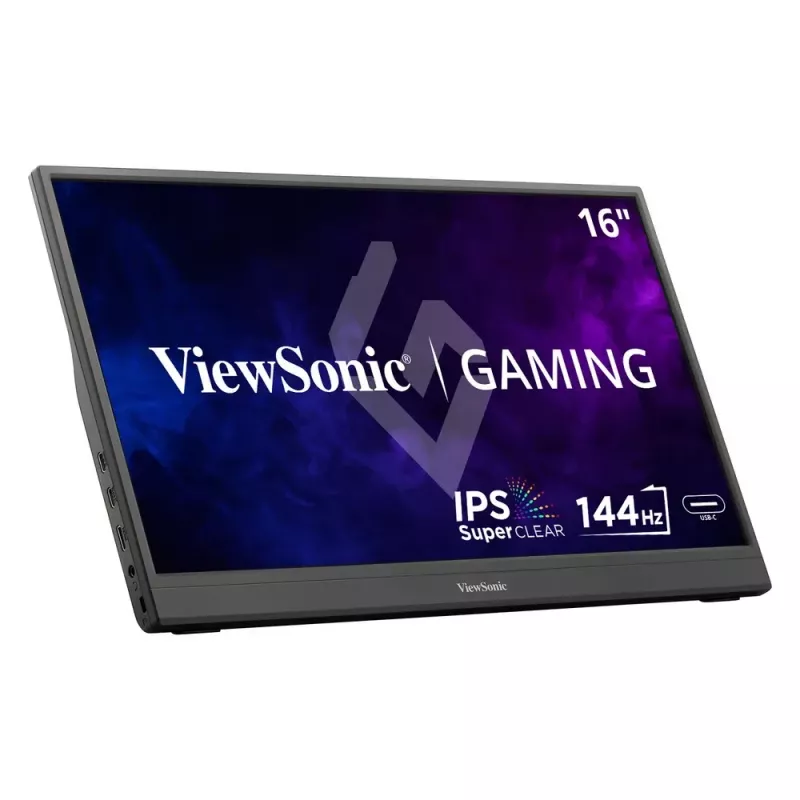 Viewsonic VX1654 nešiojamasis televizorius / monitorius Nešiojamasis monitorius Juoda 39,6 cm (15,6 col.) LED 1920 x 1080 pikselių