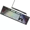 Mechaninė klaviatūra LORGAR Azar 514 balta su RGB foniniu apšvietimu, ENG išdėstymu