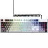Mechaninė klaviatūra LORGAR Azar 514 balta su RGB foniniu apšvietimu, ENG išdėstymu