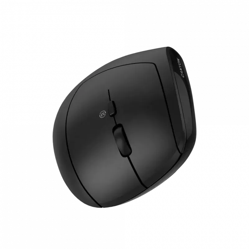 Pelė CANYON MW-25 ergonomiška LED AA dviejų režimų belaidė juoda